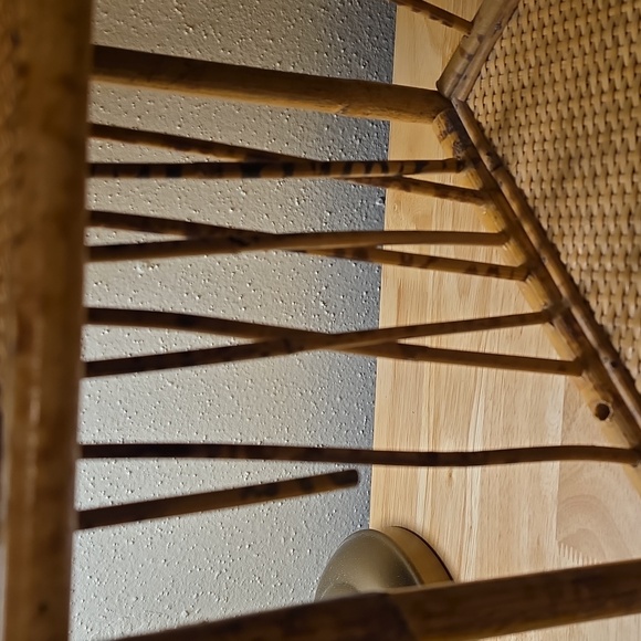 Natural Brown Woven Corner Wall Shelf - Picture 5 of 7